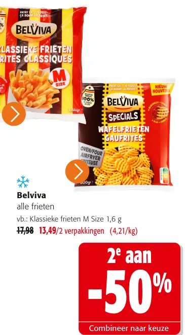 Promotie: alle frieten