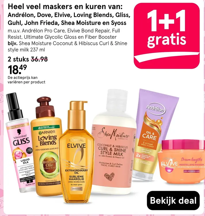 Aanbieding: Maskers en kuren