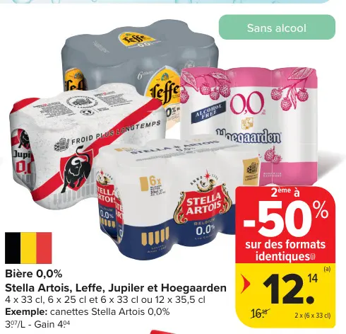 Offre: Bière 0,0%