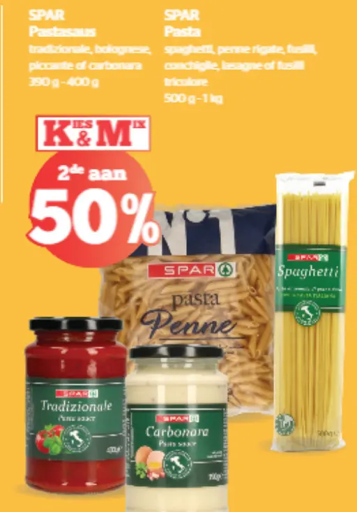 Aanbieding: Pastasaus & Pasta
