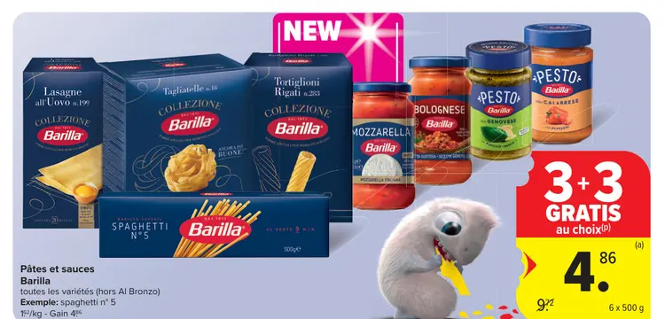 Offre: Pâtes et sauces