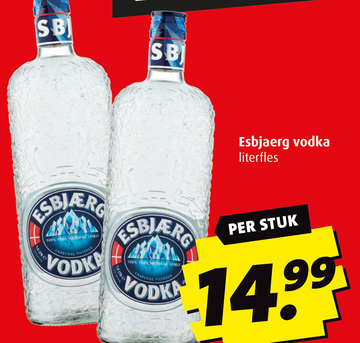 Aanbieding: Esbjaerg vodka