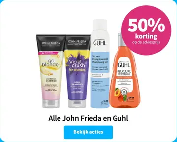 Aanbieding: John Frieda en Guhl