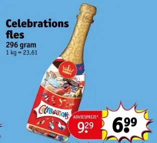 Promotie: Celebrations fles