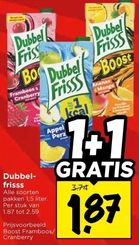 Aanbieding: Dubbel Frisss