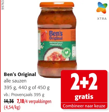 Promotie: Ben's Original