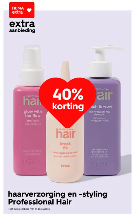 Promotie: Haarverzorging en -styling Professional Hair