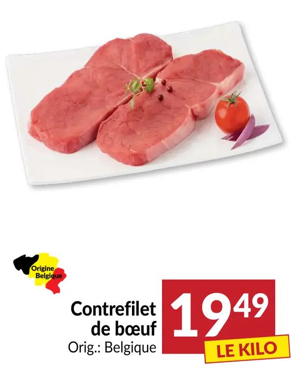 Offre: Contrefilet de bœuf