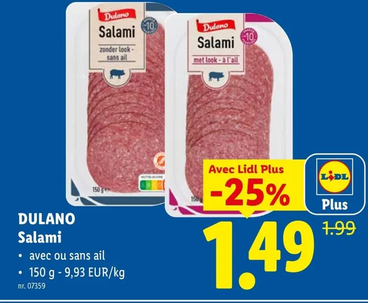 Offre: Salami