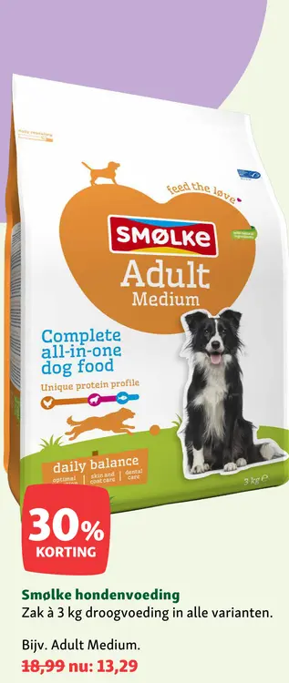 Aanbieding: Smølke hondenvoeding