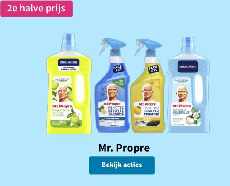 Promotie: Diverse, zoals: Allesreiniger