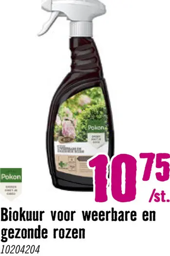 Aanbieding: Pokon Bio Kuur voor weerbare en gezonde rozen spray 750 ml