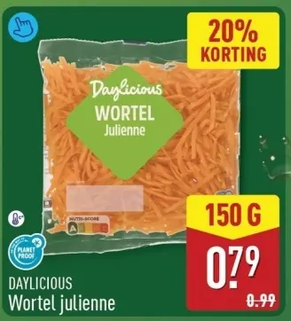 Aanbieding: Wortel julienne