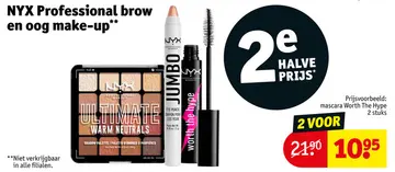 Aanbieding: Professional brow en oog make-up