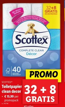Aanbieding: Toiletpapier clean decor