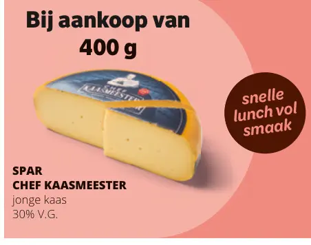 Promotie: CHEF KAASMEESTER jonge kaas