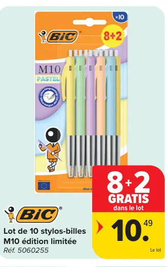 Offre: stylos-billes M10 édition limitée
