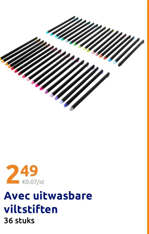Promotie: Uitwasbare viltstiften