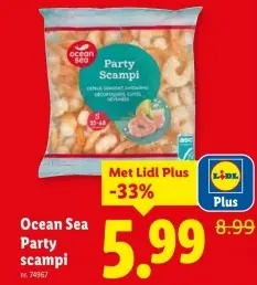 Promotie: Party Scampi