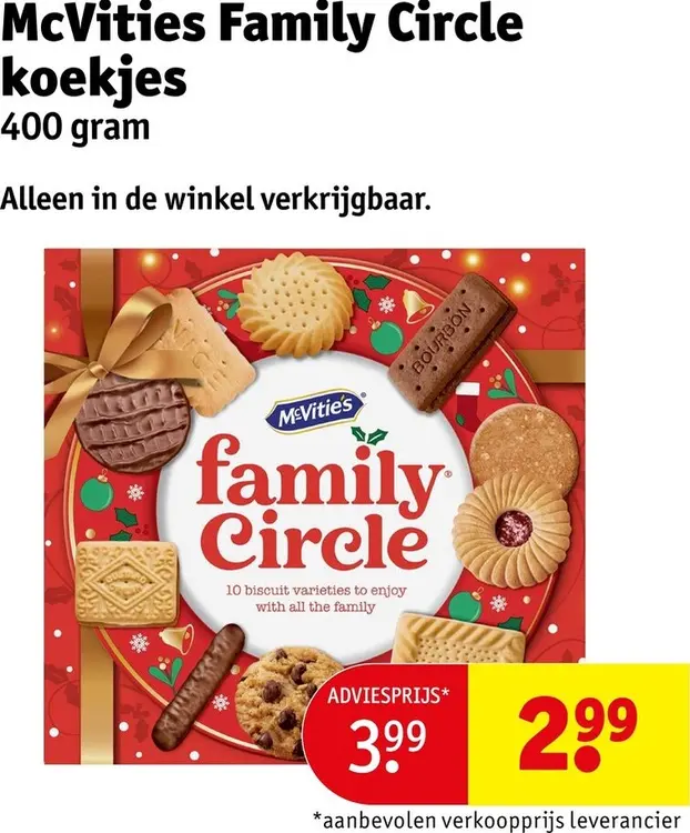 Aanbieding: Family Circle koekjes