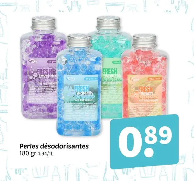 Offre: Perles désodorisantes