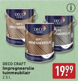 Aanbieding: Impregneerolie tuinmeubilair