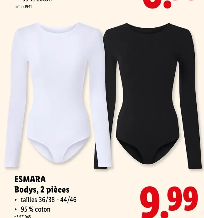 Offre: Bodys