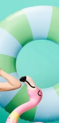 Aanbieding: Zwemband gestreept