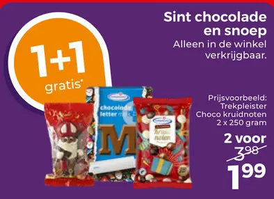 Aanbieding: Sint chocolade en snoep