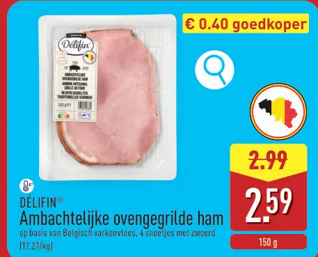 Promotie: Ambachtelijke ovengegrilde ham