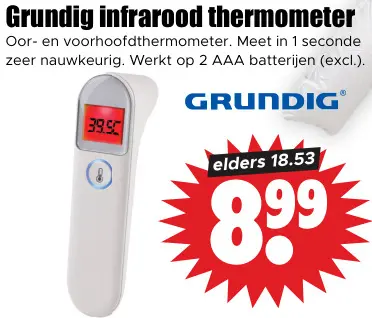 Aanbieding: Infrarood thermometer