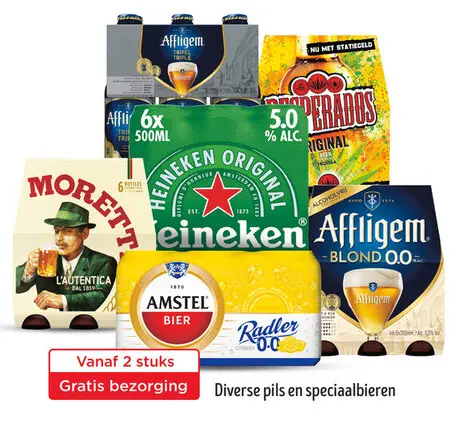 Aanbieding: Diverse pils en speciaalbieren