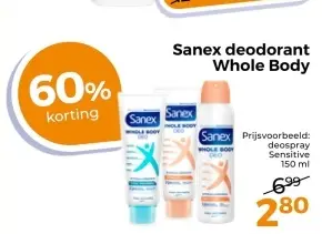 Aanbieding: Sanex deodorant
