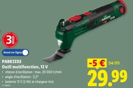 Offre: Outil multifonction, 12 V