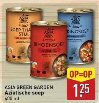 Aanbieding: ASIA GREEN GARDEN Aziatische soep