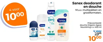 Aanbieding: Sanex deodorant en douche