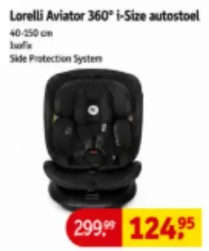 Aanbieding: Lorelli Aviator 360° i-Size autostoel