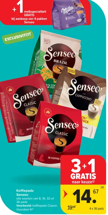 Promotie: Koffiepads