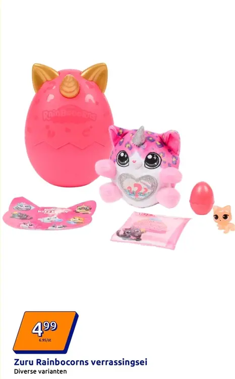 Aanbieding: Rainbocorns verrassingsei
