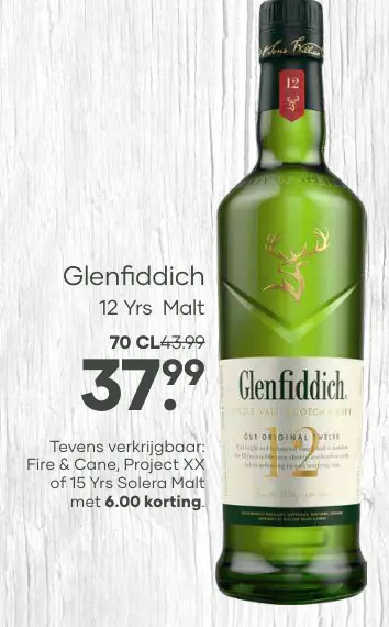 Aanbieding: Glenfiddich 12 Yrs Malt