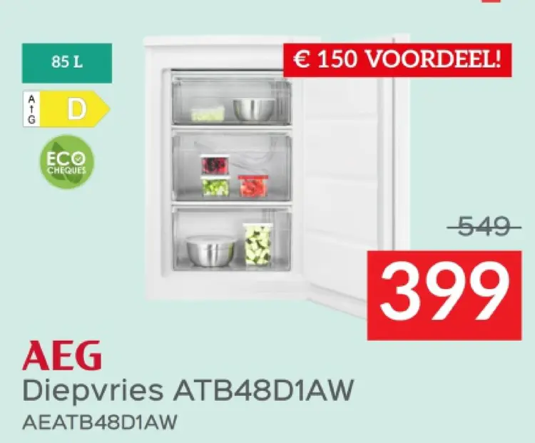 Promotie: Diepvries ATB48D1AW