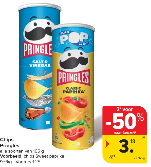 Promotie: Chips Pringles