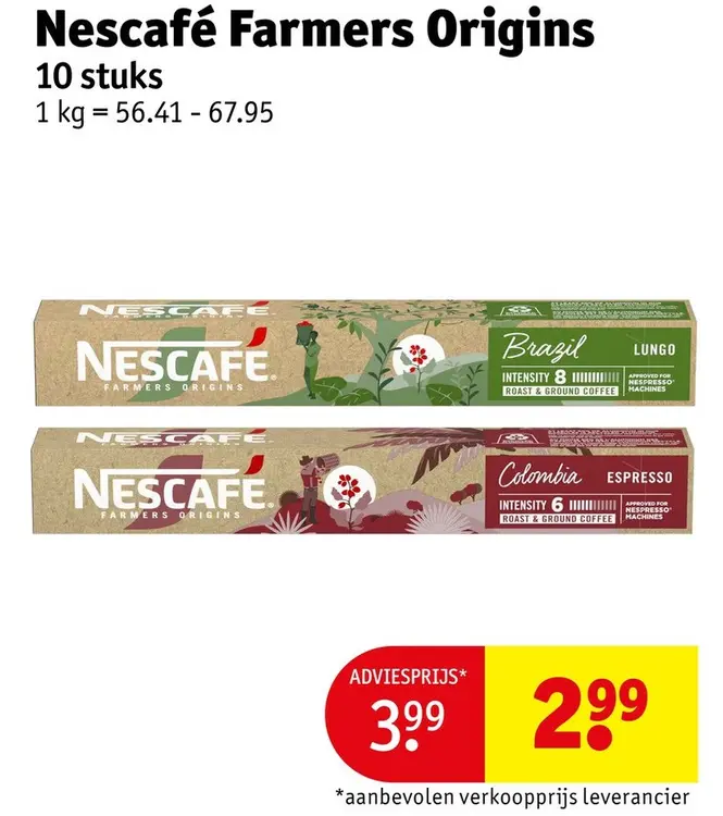 Promotie: Nescafé Farmers Origins