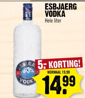 Aanbieding: Esbjaerg vodka