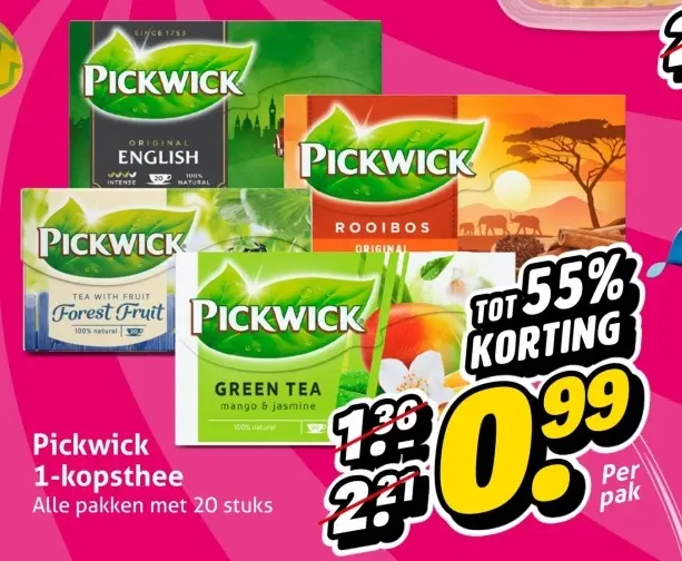 Aanbieding: 1-kopsthee