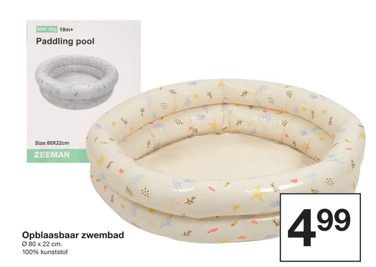 Aanbieding: Opblaasbaar zwembad
