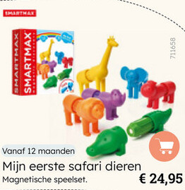 Aanbieding: Mijn eerste safari dieren Magnetische speelse