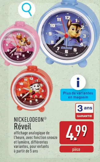 Offre: Réveil