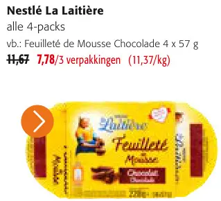 Promotie: Feuilleté Mousse Chocolat