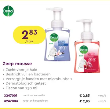 Aanbieding: Zeep mousse